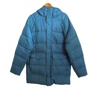 Patagonia Men's Silent Down Hooded Puffer Jacket, Size L